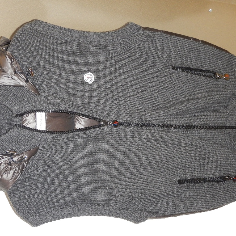 Moncler down sweater vest